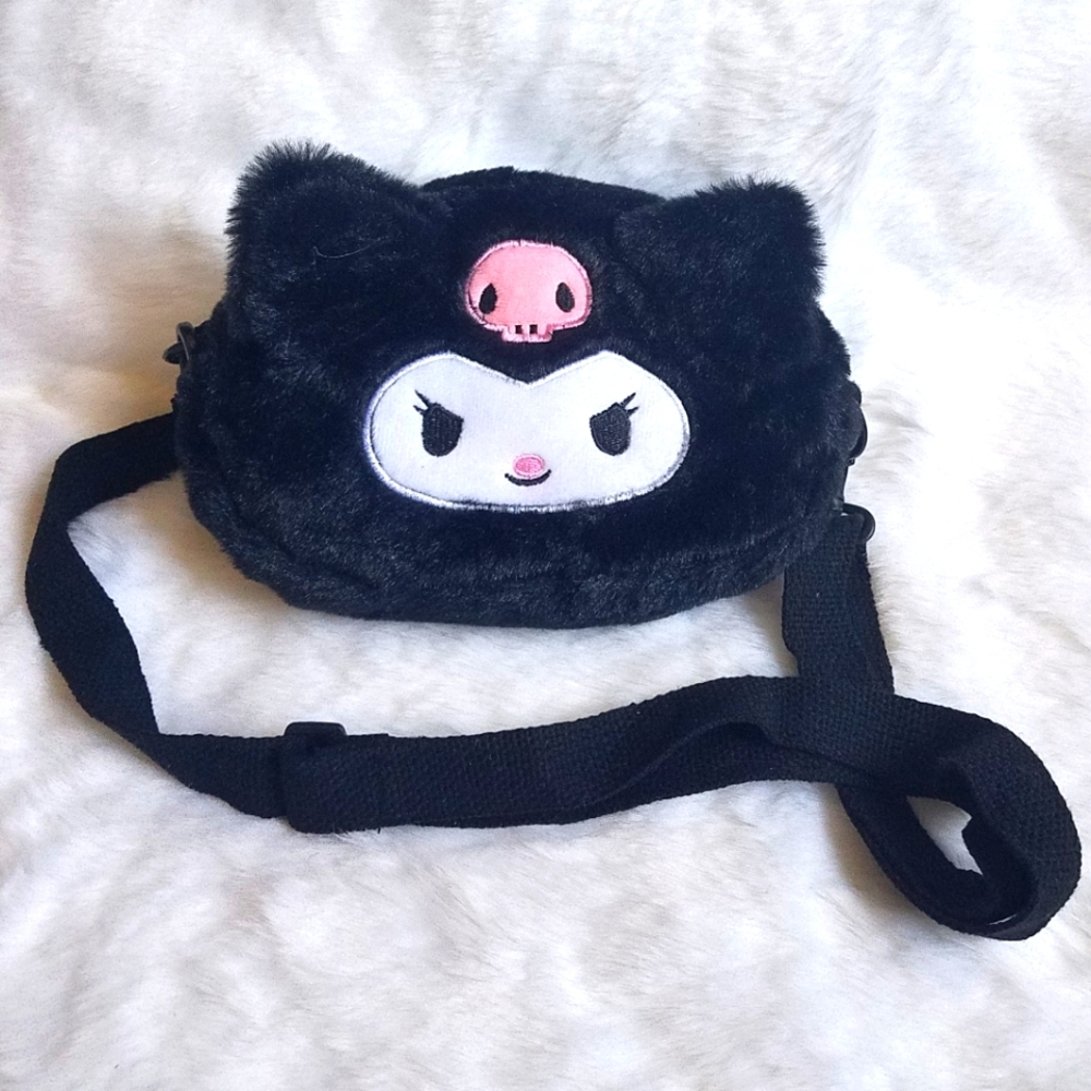 $13 Kuromi Fuzzy Style Small Shoulder/ CrossbodyBag